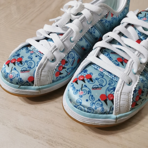 Adidas Basket Femme Fleurie Sneakers - Picture 7 of 16